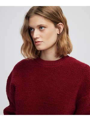 İpekyol Pelüş yün kazak IW6250050633034