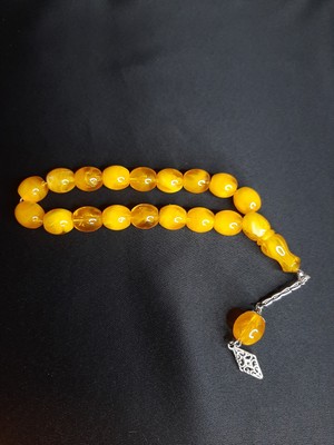 Mryart Kehribar Tozu Mix Sarı Kaliteli Şakşak Tesbih