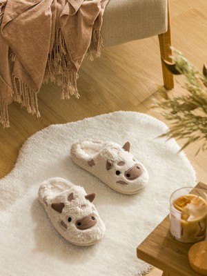 Lc Waikiki Yeni Sezon Hayvan Nakışlı Kadın Ev Terliği