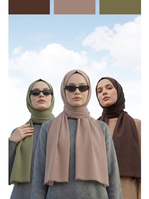 Kamer Scarf Pure Line Serisi Pamuk Konfor Şal 3lü Paket