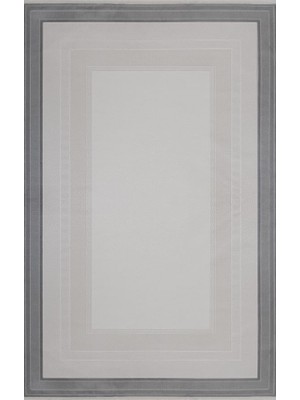 Gabardin Halı Gabardin Jade 7019 Gri Serisi Triko Akrilik Salon Oturma Yatak Odası Halısı