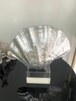 PremiumPort Mercan Kristalli Midye Biblo, Şık ve Zarif Dekoratif Parça