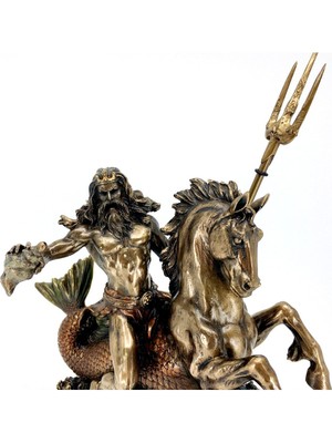 PremiumPort Denizlerin Efendisi Poseidon Mitolojik Biblo, Heykel ve Hediye Koleksiyonu