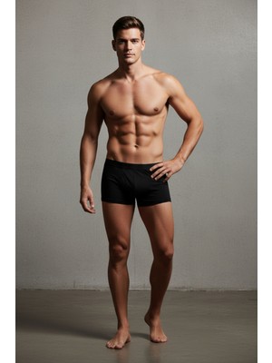 Alaturka Sensu Erkek Boxer Karışık Renk 3'lü Paket Set -BXR2000 Model-8