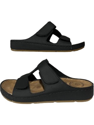 Mulex 1803 Kadın Anatomik Taban Cırtlı Ayarlanabilir Günlük Terlik