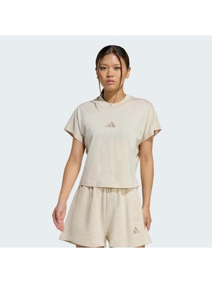 Adidas All Szn Kadın Bej Tişört (JY7811)