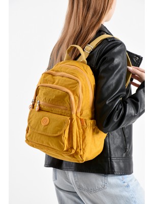 Mega Çanta Krinkıl Sırt Çanta Günlük Kullanım Su Geçirmez Spor Seyahat Tatil Yaz Kış