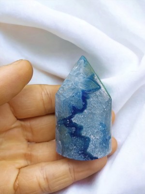 PremiumPort Madagaskar Akik Piramit, Sertifikalı, Enerji Dengeleyici, Doğal Taş