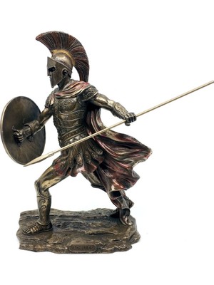 PremiumPort Mitolojik Savaşçı Akhilleus Dekoratif Biblo, Şık ve Detaylı Tasarım