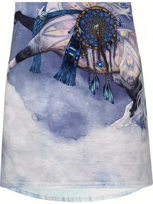 Emh Store Kadın Kısa Kollu Bisiklet Yaka Salaş Süprem Bluz