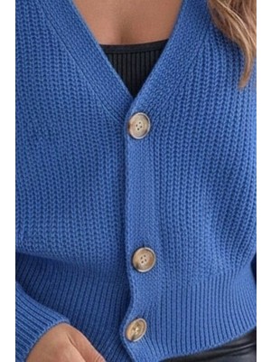 Emh Store Düğme Detay Triko Bluz