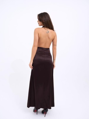 Emh Store 7372 Elbise-Kahve