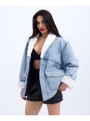 Emh Store 5674 Kot Ceket-Mavi