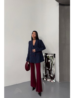 Emh Store Tasarım Ceket Kaplama Düğmeli - Lacivert