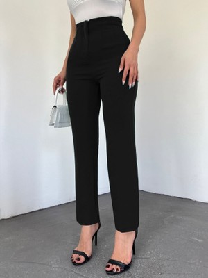 Emh Store Zra Pileli Havuç Pantolon -Siyah