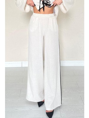 Emh Store Bej Fiyonklu Keten Takım