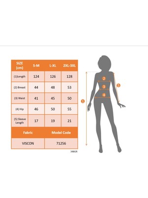 Emh Store Kadın Uzun Kollu Yakası Açık Viskon Elbise