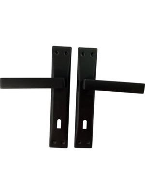 FRY Adil Riva Mat Siyah Oda Kapı Kolu