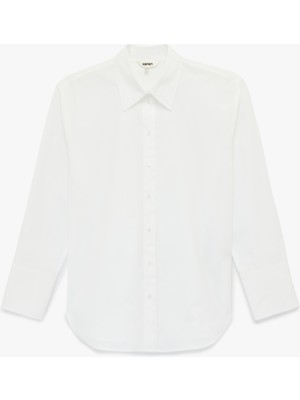 Koton Regular Fit Pamuklu Uzun Kollu Poplin Gömlek