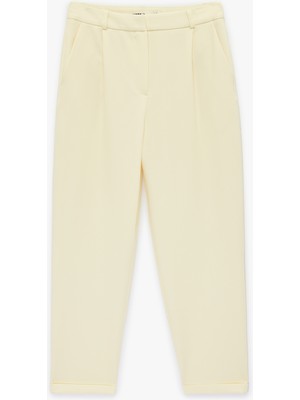 Koton Krep Kumaş Cepli Havuç Pantolon