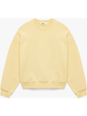 Koton Uzun Kollu Bisiklet Yaka Üç Iplik Sweatshirt