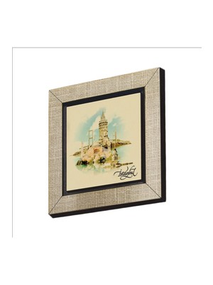 PremiumPort Istanbul Temalı Mdf Magnet, Sembolik Yerler Tasarımı, Buzdolabı Süsü