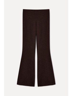 Flare Fıt Örme Pantolon