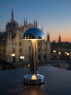 Ack Dokunmatik Krom Masa Lambası