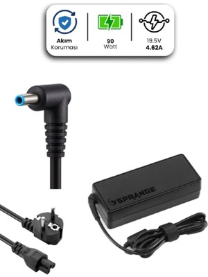 19.5V 4.62A 4.5 * 3.0mm 90W Hp Için Laptop Adaptör