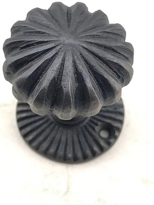 FRY Antika Tarz Dekoratif Pirinç Açarlı Kapı Babası - 50MM, Oksit