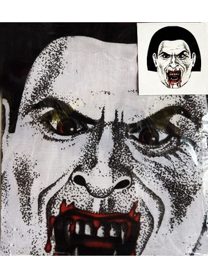 Cenk Xstore Yüze Yapışan Kafaya Tam Geçmelı Streç Kanlı Vampır Maske