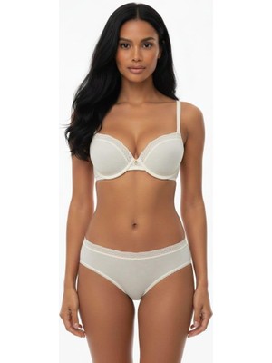 Pemilo Kadın 724 Desteksiz % 100 Pamuk Sütyen Takımı