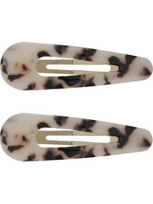 New Obsessions Kaplumbağa Sırtı Akrilik Üçgen Çıtçıt Toka 2'li Paket