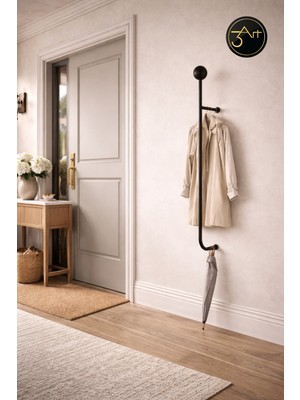 3art Metal Dekorasyon Modern  Duvar Askılığı – Minimal Tasarım Portmanto Askı | Antre, Yatak Odası & Banyo Duvar Askısı