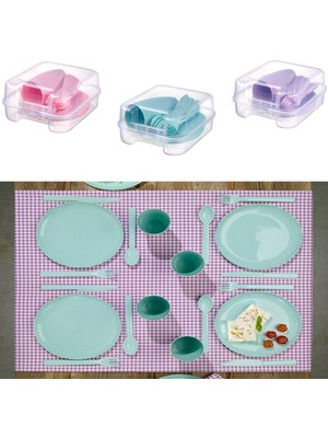 FRY 6 Kişilik Çantalı Piknik Seti