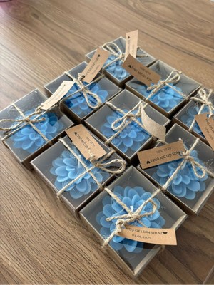 PremiumPort Beyaz Lotus Mum Seti – Düğün, Nikah, Nişan, Doğum ve Kına Hediye Paketi