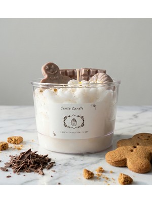 Kutu Festivali Kokulu Kurabiye Mum Cookie Scented Candle