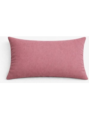 PerdeYap Kadife Dokulu Gülkurusu Kırlent Yastık Kılıfı ( 1 Adet )