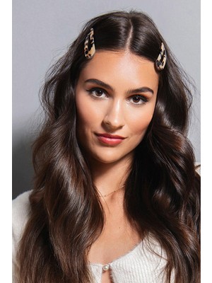 New Obsessions Kaplumbağa Sırtı Akrilik Üçgen Çıtçıt Toka 2'li Paket