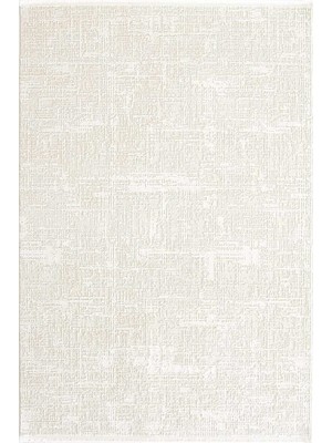 Hoom Rugs Akik 8610 Krem Modern Makine Halısı
