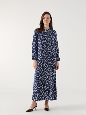 Lc Waikiki Yeni Sezon Bisiklet Yaka Çiçekli Elbise