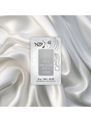 LEVA GOLD 50 gr Nizipli Gümüş Külçe