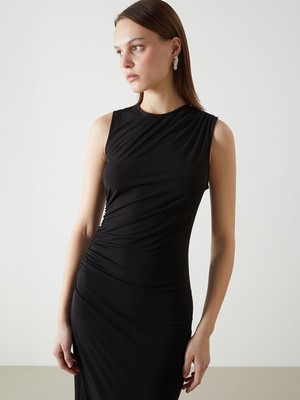 Lc Waikiki Yeni Sezon Bisiklet Yaka Elbise