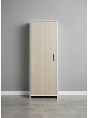 Pratico Dayso Tek Kapaklı Sonomo Süpürgelik Çok Amaçlı Dolap