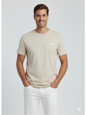 Jack & Jones Jack&jones 12151955 Jjecorp Logo Tee O-Neck Grey Erkek T-Shirt