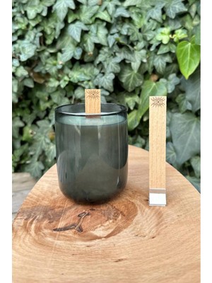 PremiumPort Ahşap Mum Fitili ve Yapışkanlı Fitil Sehpası 10 Adet (15X100X0,5MM)