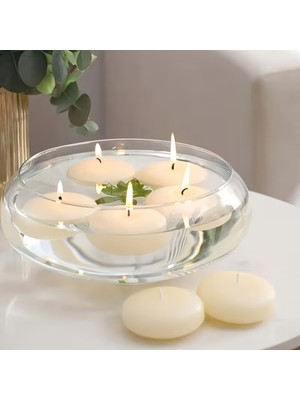 PremiumPort Yılbaşı Temalı Yüzen Mum Paketi, Ekonomik 12'li Set