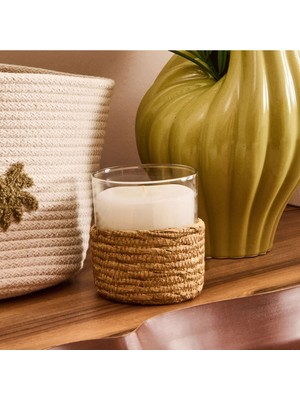 PremiumPort Şeffaf Deco Palm Breeze Mum 220G, Sıcak ve Ferah Atmosfer Yaratır