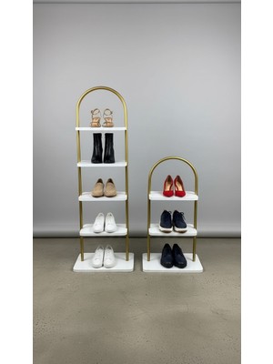 Fec Reklam Ikili Ayakkabılık Düzenleyici Çok Amaçlı Raf Konsept Sunta Raf Metal Ayakkabılılık