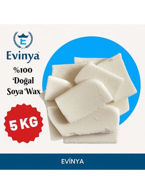 PremiumPort Doğal Soya Mum 5kg, Sertifikalı ve Sağlıklı Ev Aksesuarları
